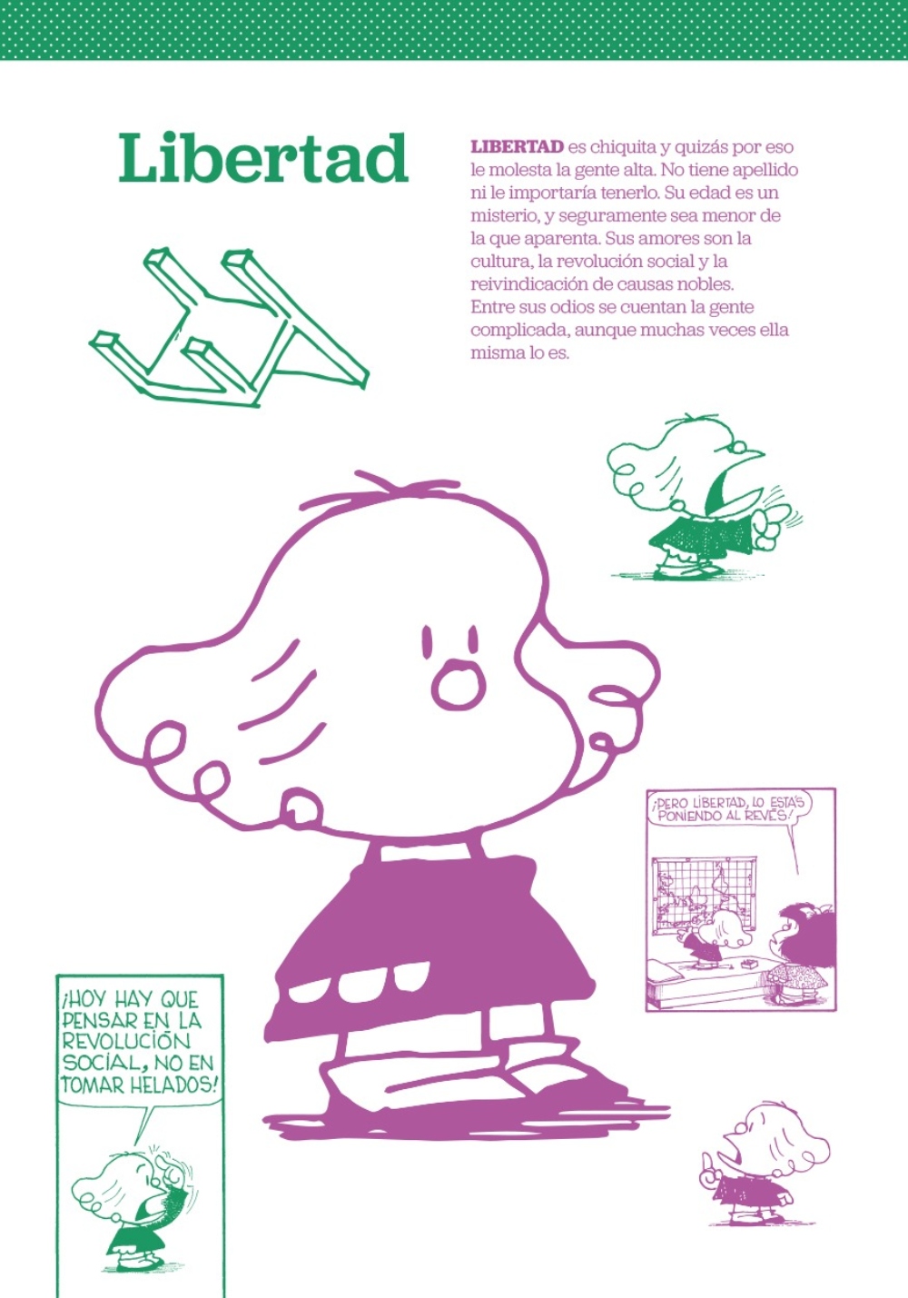 AGENDA TOP10BOOKS MAFALDA 2025 ANILLADA FEMINISTA VIOLETA-ROJO QUINO - 2