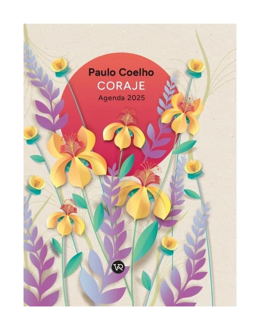 AGENDA TOP10BOOKS PAULO COELHO 2025 CARTONE: CORAJE FLORES AMA P - 1