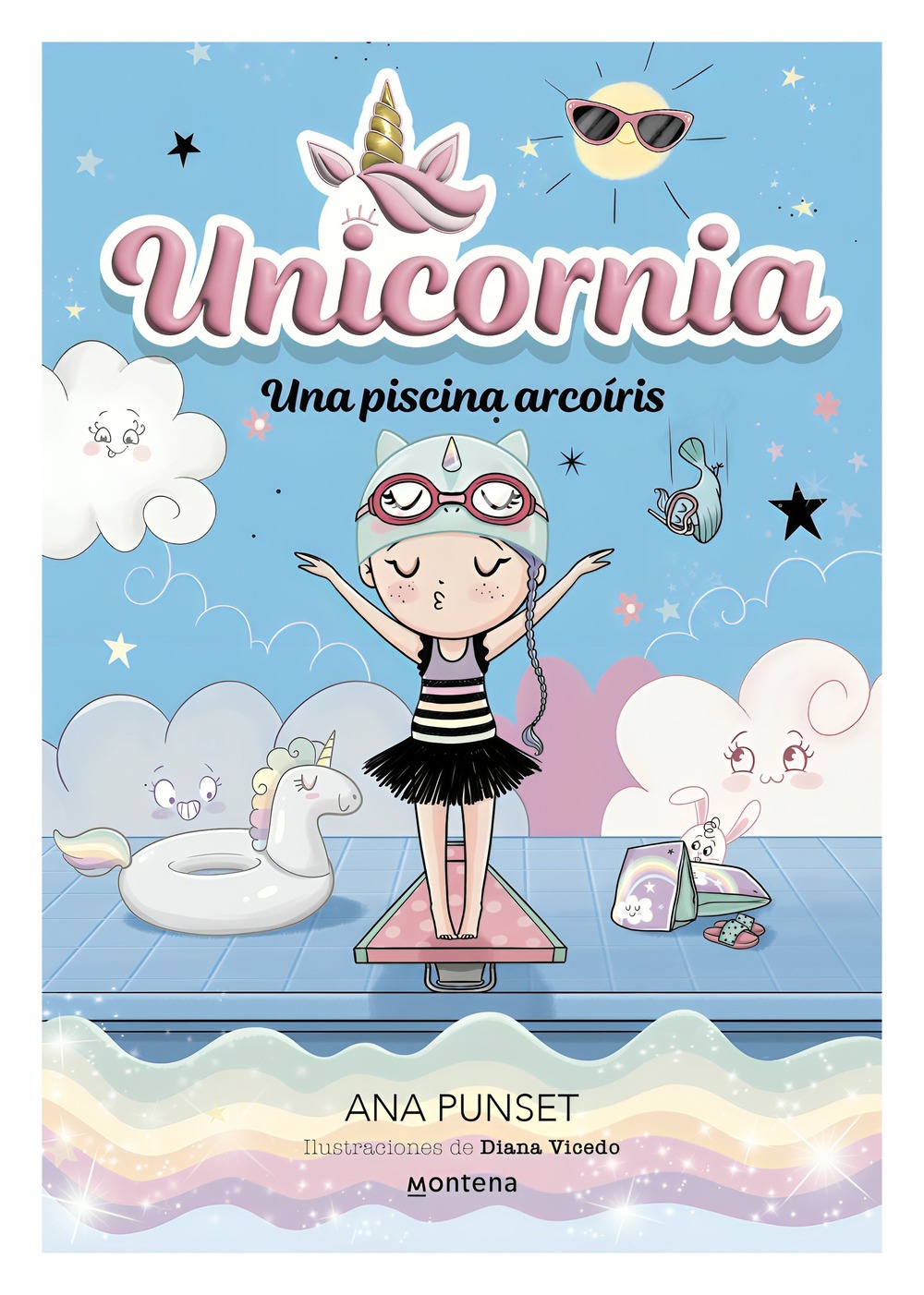 LIBRO UNICORNIA 9 - UNA PISCINA ARCOIRIS / MONTENA / ANA PUNSET - 1