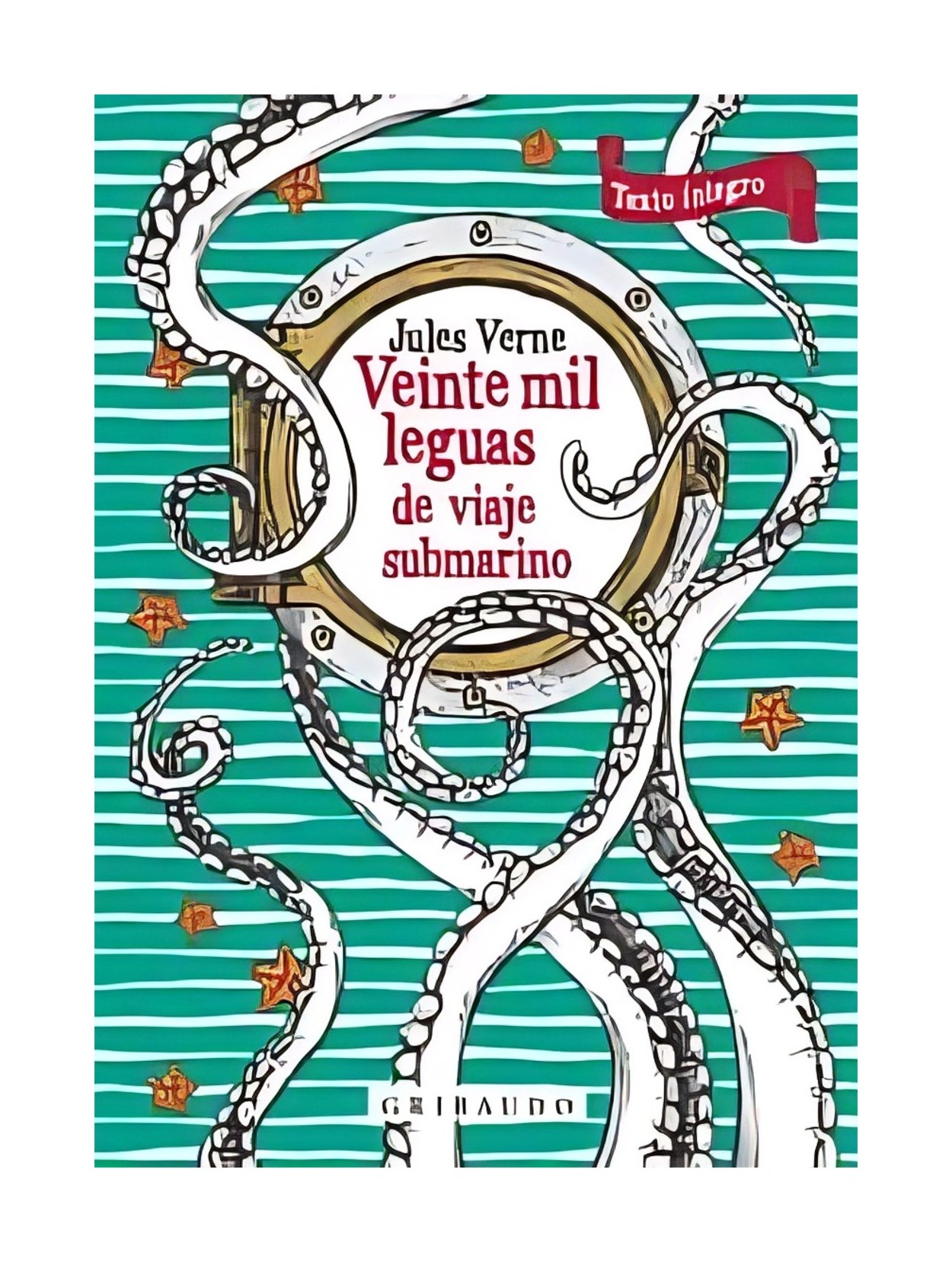 LIBRO VEINTE MIL LEGUAS DE VIAJE SUBMARINO / OCEANO / JULIO VERNE - 1