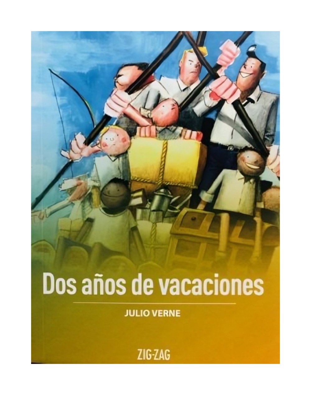 LIBRO DOS AÑOS DE VACACIONES / ZIG-ZAG / JULIO VERNE - 1