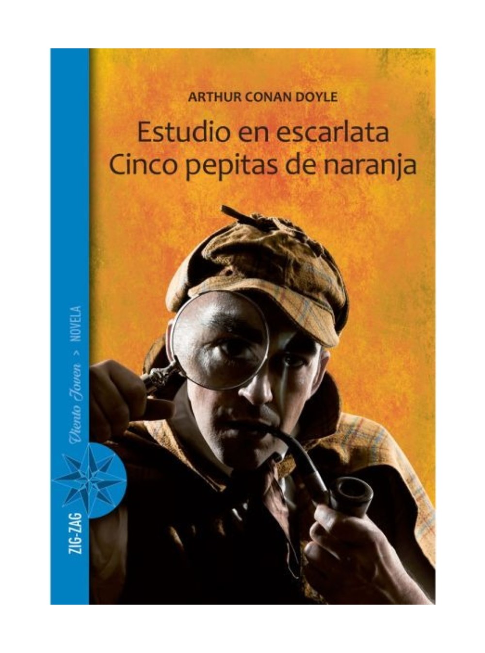 LIBRO ESTUDIO EN ESCARLATA / CINCO PEPITAS DE NARANJA / ZIG-ZAG / ARTHUR CONAN - 1