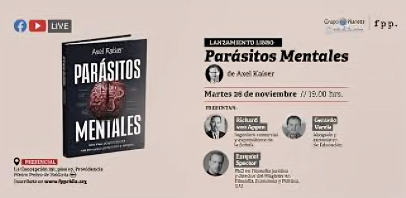 LIBRO PARASITOS MENTALES / TAPA BLANDA / AXEL KAISER - 3