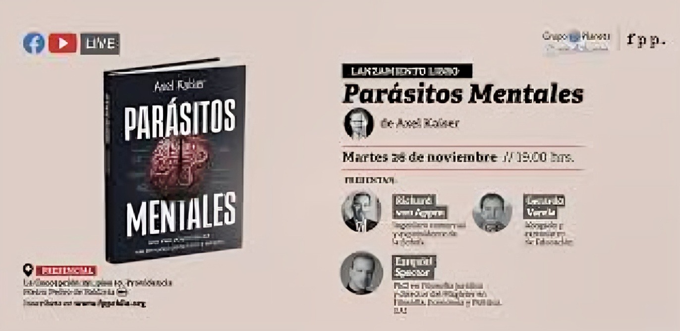 LIBRO PARASITOS MENTALES / TAPA BLANDA / AXEL KAISER - 3
