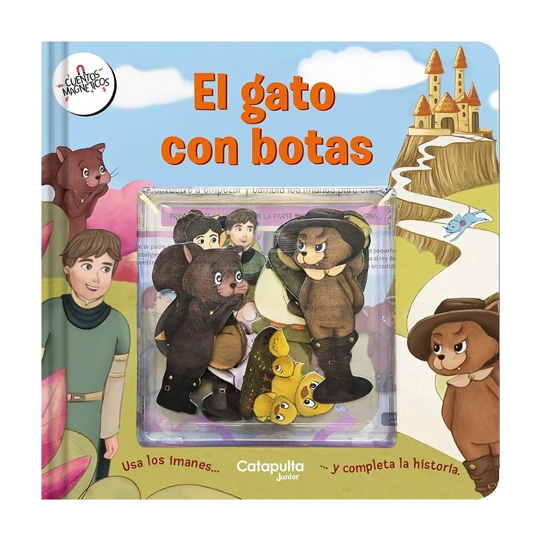 LIBRO CUENTOS MAGNE TICOS: GATO CON BOTAS / RECLASIFICAR / CATAPULTA JUNIOR - 1