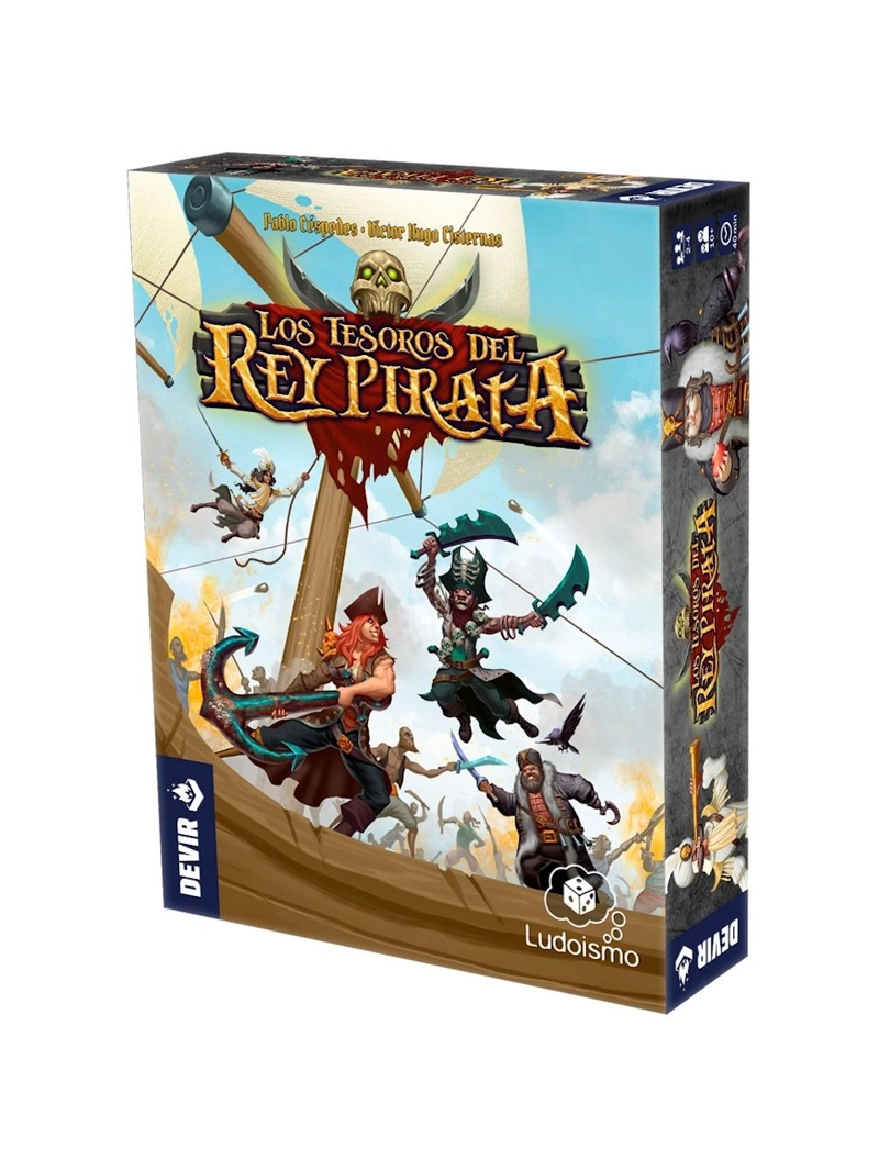 JUEGO MESA TOP10BOOKS LOS TESOROS DEL REY PIRATA 2A EDICIÓN DEVIR - 1
