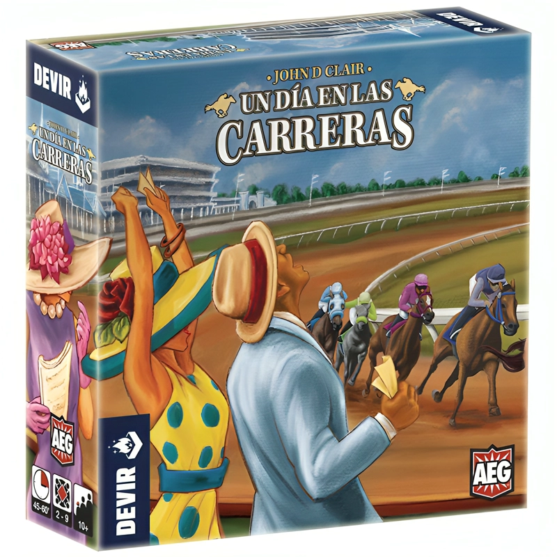 JUEGO MESA TOP10BOOKS UN DÍA EN LAS CARRERAS DEVIR - 1