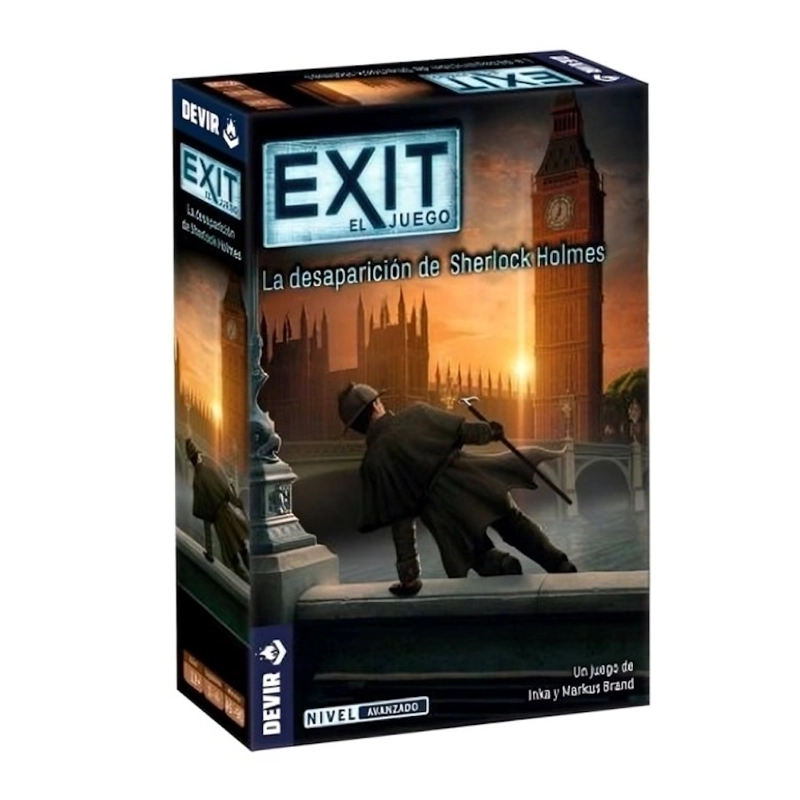 JUEGO MESA TOP10BOOKS EXIT: LA DESAPARICIÓN DE SHERLOCK HOLMES DEVIR - 1