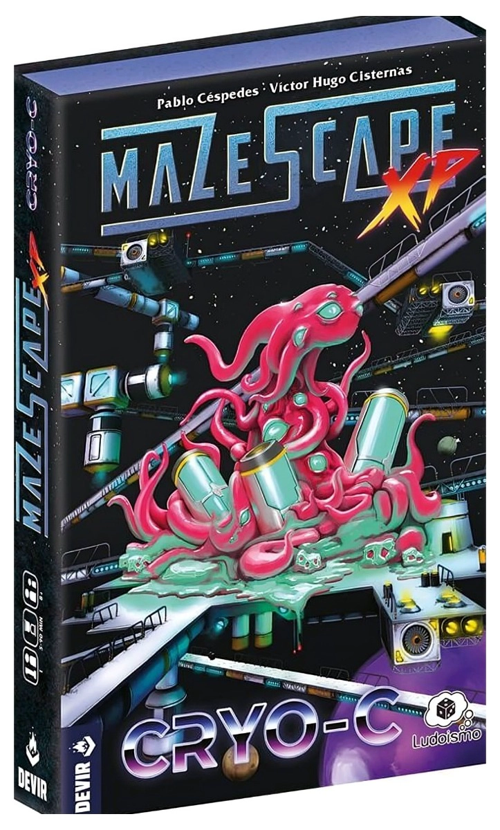 JUEGO MESA TOP10BOOKS MAZESCAPE CRYO-C DEVIR - 1