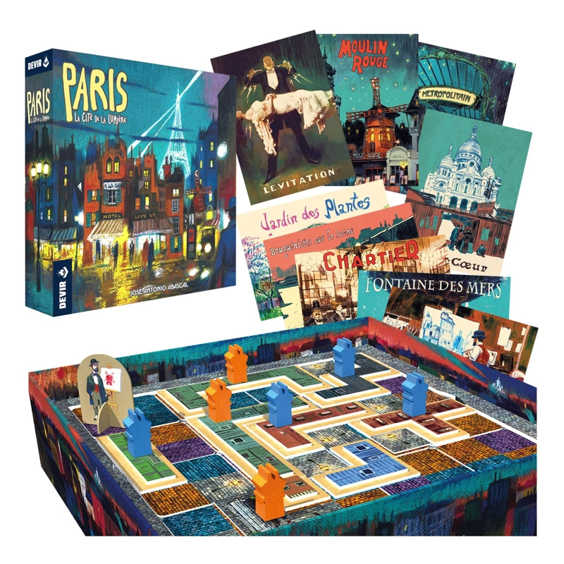 JUEGO MESA TOP10BOOKS PARÍS: LA CITÉ DE LA LUMIÈRE DEVIR - 2