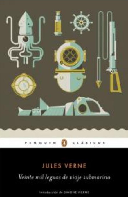 LIBRO VEINTE MIL LEGUAS DE VIAJE SUBMARINO / JULES VERNE / PENGUIN CLASICOS - 1