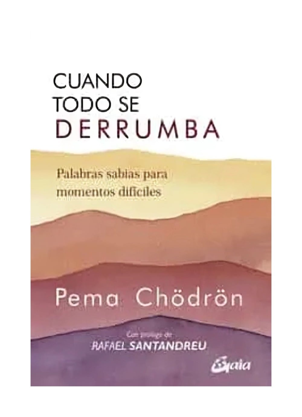 LIBRO CUANDO TODO SE DERRUMBA - NUEVA EDICION / PEMA CHODRON / GAIA EDICIONES - 1