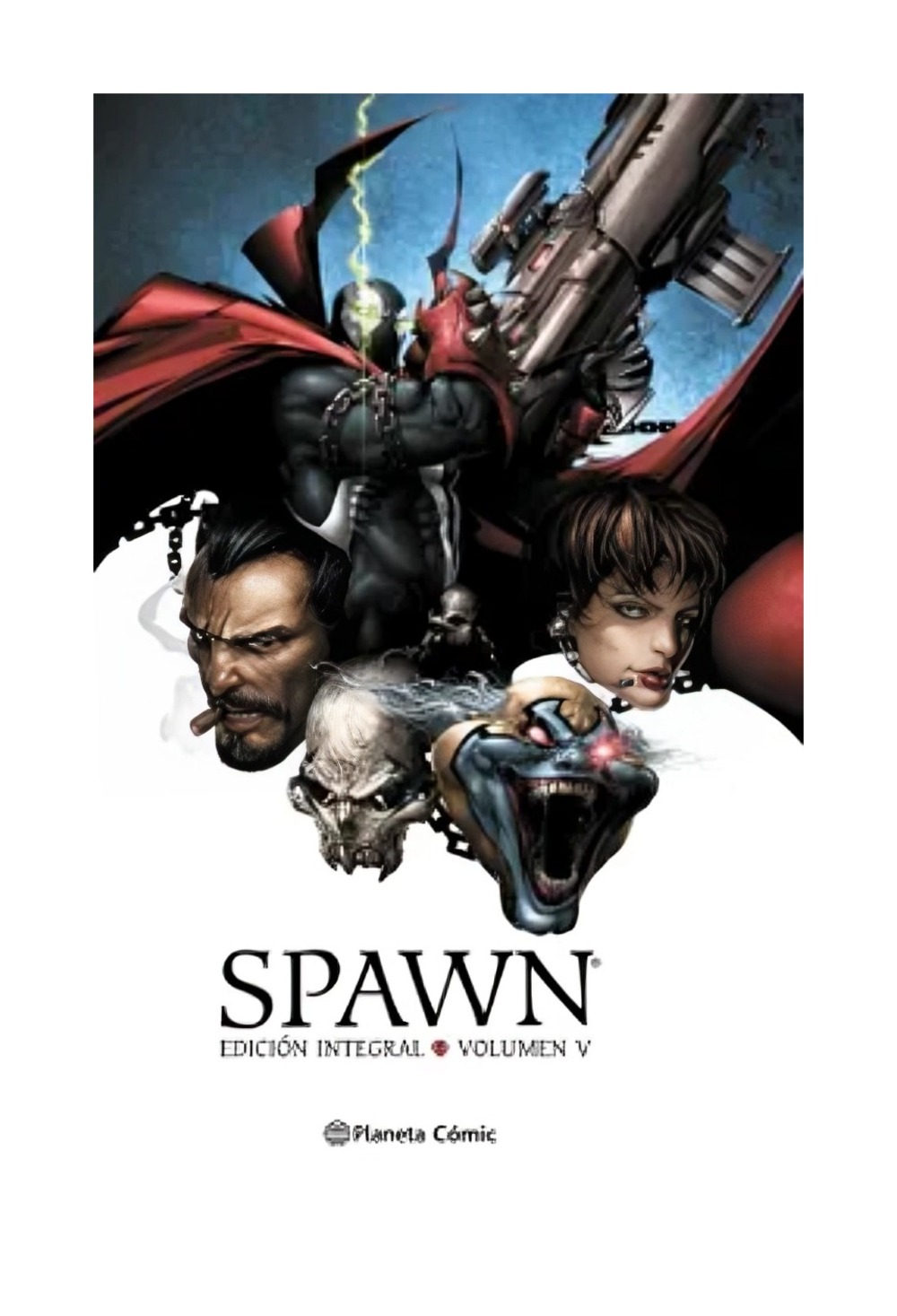 LIBRO SPAWN Nº 05 - INTEGRAL / TODD MCFARLANE / PLANETA COMICS CHILE - 1