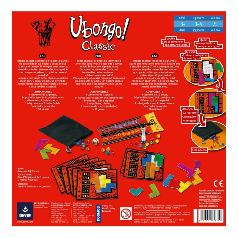 JUEGO MESA TOP10BOOKS UBONGO CLASSIC DEVIR - 3