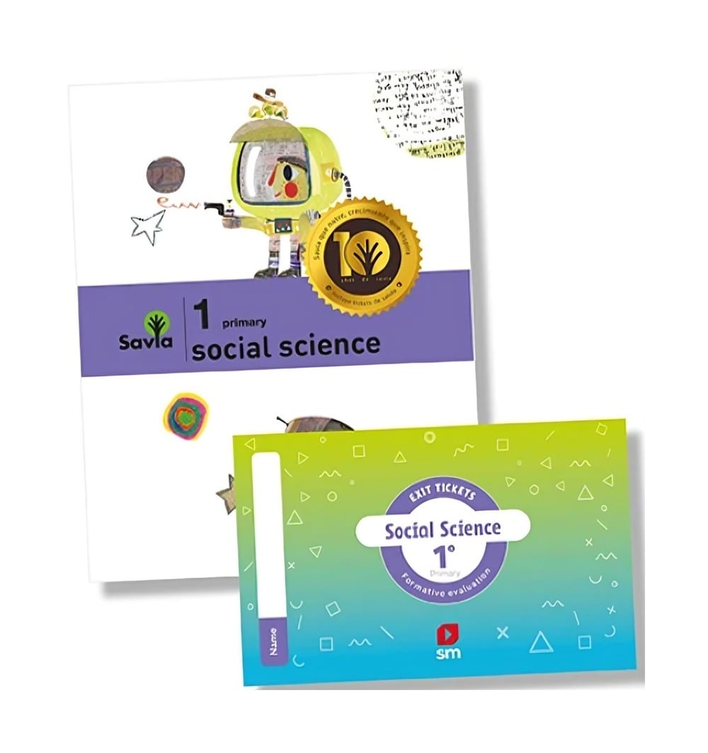 PACK SOCIAL SCIENCE 1° SAVIA TEXTO + LICENCIA DIGITAL + TICKET DE SALIDA TEXTOS ESCOLARES/PRIMARIA/ - 1