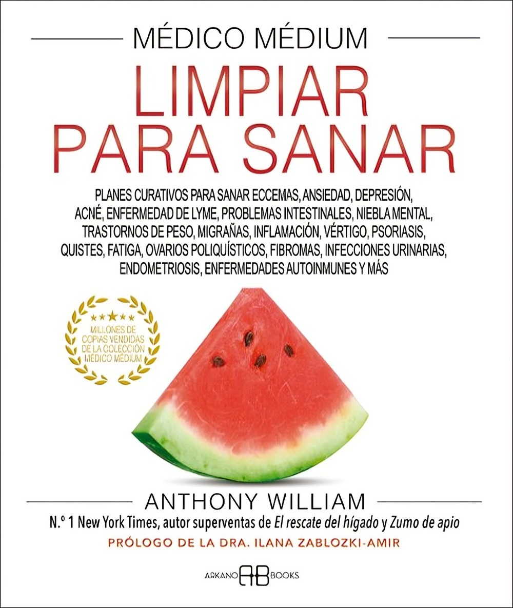 LIBRO MÉDICO MEDIUM LIMPIAR PARA SANAR ANTHONY WILLIAM - 1