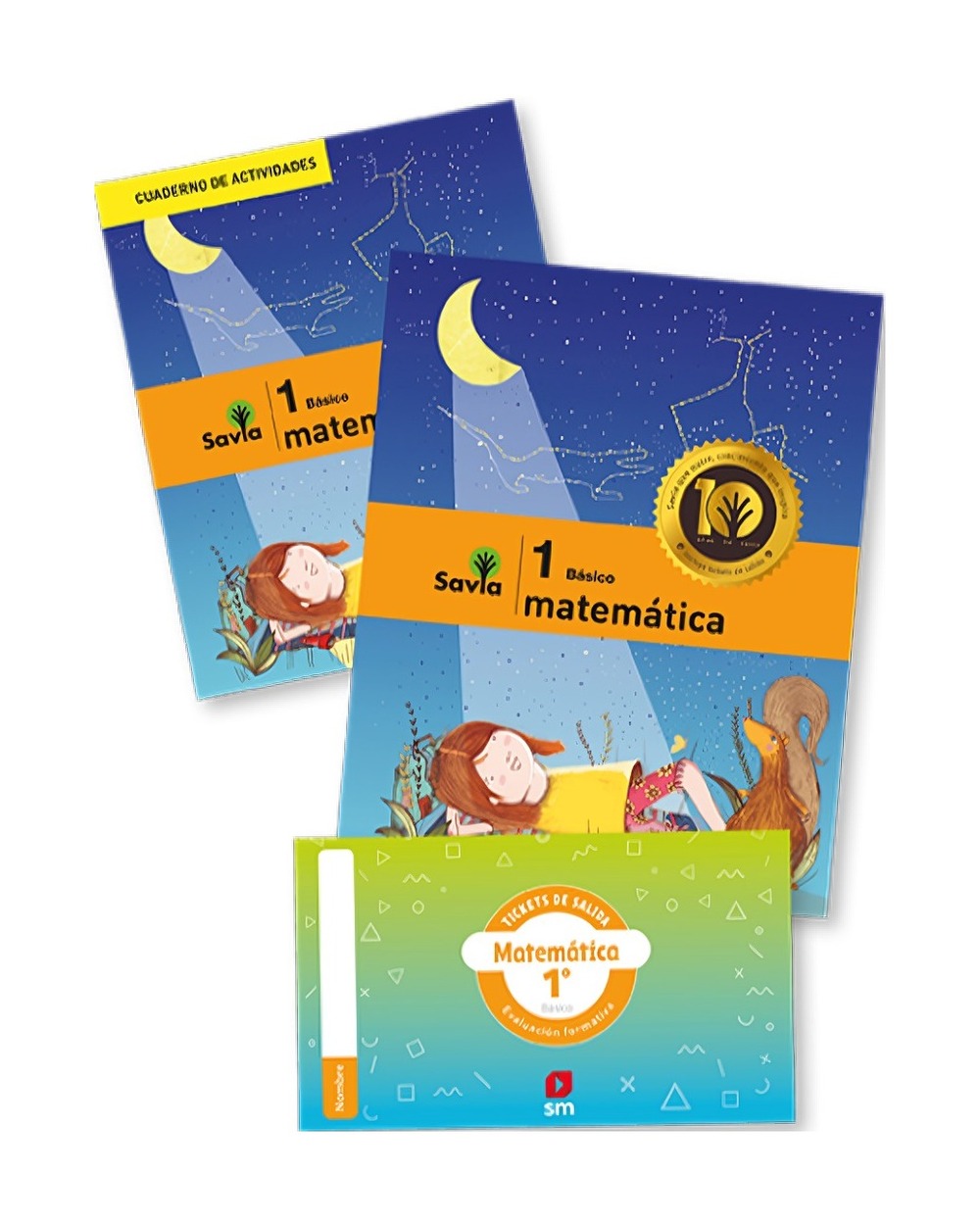 PACK MATEMATICA 1° SAVIA TEXTO + CUADERNO DEL ESTUDIANTE + LICENCIA DIGITAL + TICKET DE SALIDA TEXT - 1