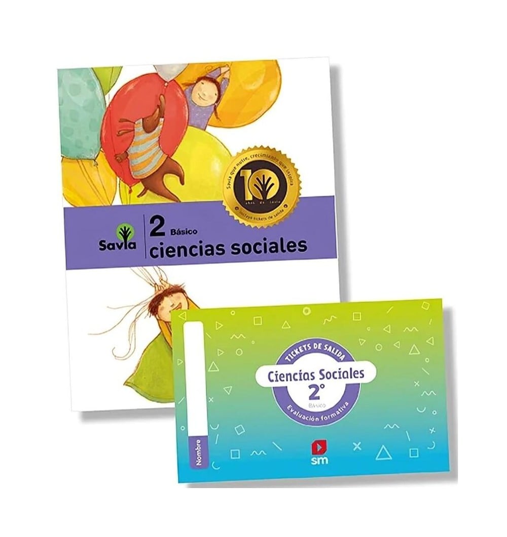PACK CIENCIAS SOCIALES 2° SAVIA TEXTO + LICENCIA DIGITAL + TICKET DE SALIDA TEXTOS ESCOLARES/PRIMAR - 1