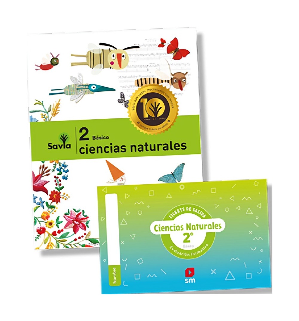 PACK CIENCIAS NATURALES 2° SAVIA TEXTO + LICENCIA DIGITAL + TICKET DE SALIDA TEXTOS ESCOLARES/PRIMA - 1