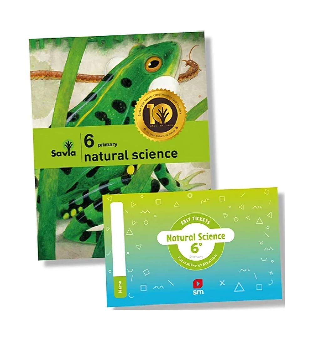 LIBRO CIENCIAS DE LA EDUCACIÓN PACK NATURAL SCIENCE 6° SAVIA EDICIONES SM - 1