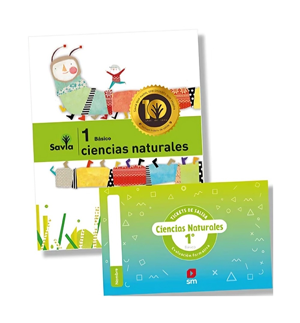 PACK CIENCIAS NATURALES 1° SAVIA TEXTO + LICENCIA DIGITAL + TICKET DE SALIDA TEXTOS ESCOLARES/PRIMA - 1