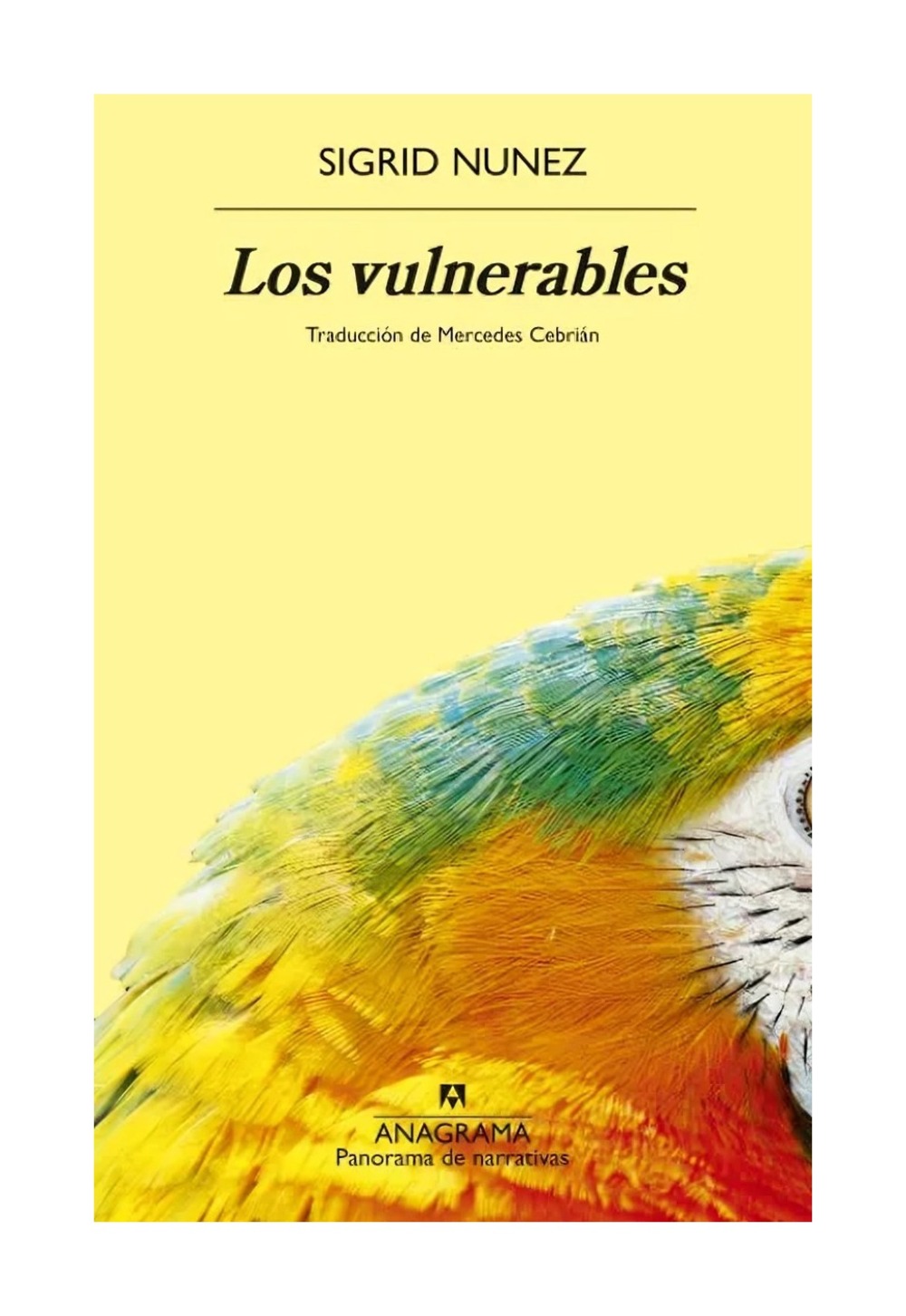 LIBRO LOS VULNERABLES SIGRID NUNEZ - 1