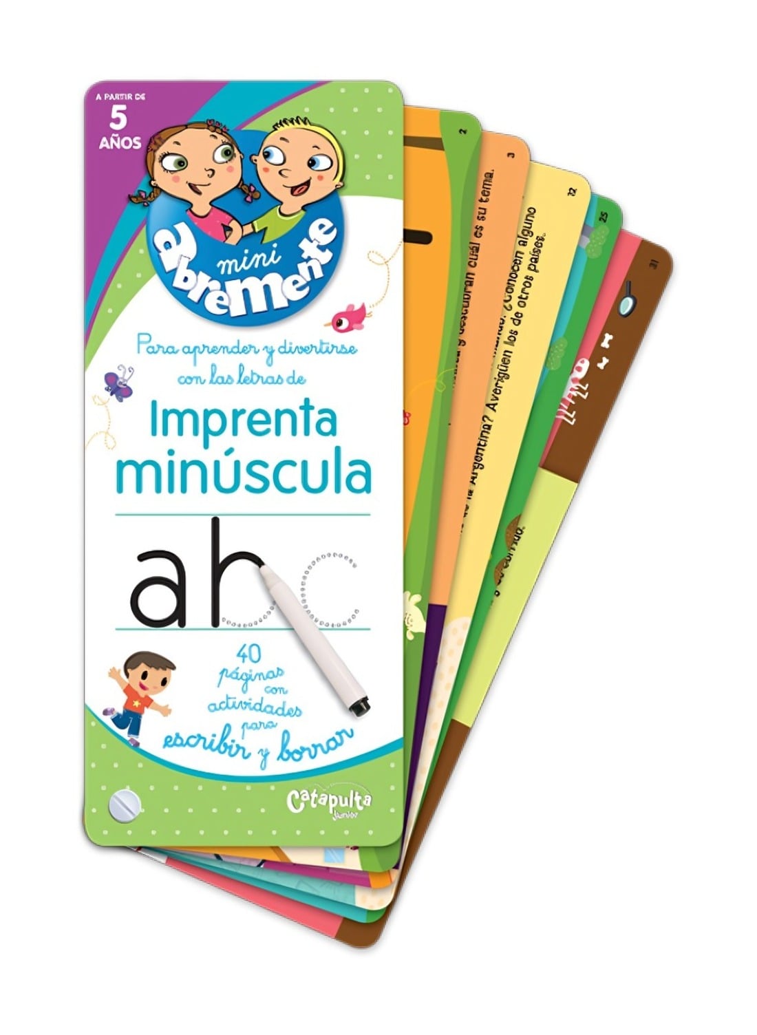 LIBRO INFANTIL ABREVEMENTE ESCRIBIR Y BORRAR- MINÚSCULAS RECLASIFICAR - 1