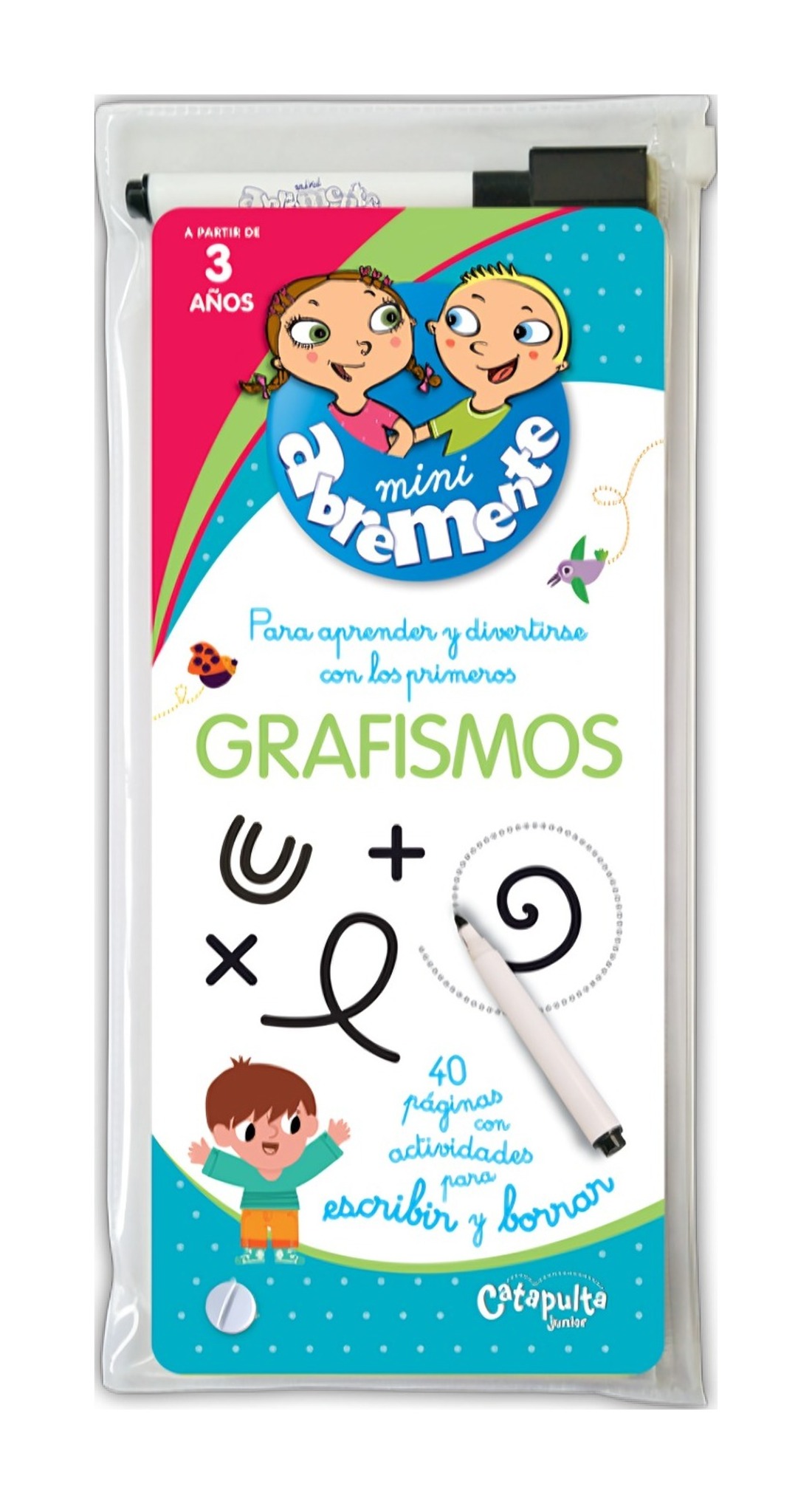 LIBRO INFANTIL ABREVEMENTE ESCRIBIR Y BORRAR- GARABATOS RECLASIFICAR - 1