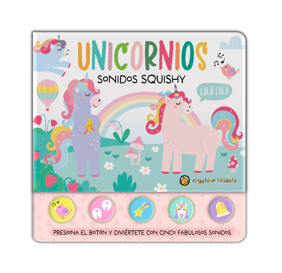 LIBRO INFANTIL UNICORNIOS *SONIDOS SQUISHY* EDITORIAL GUADAL S.A. - 1