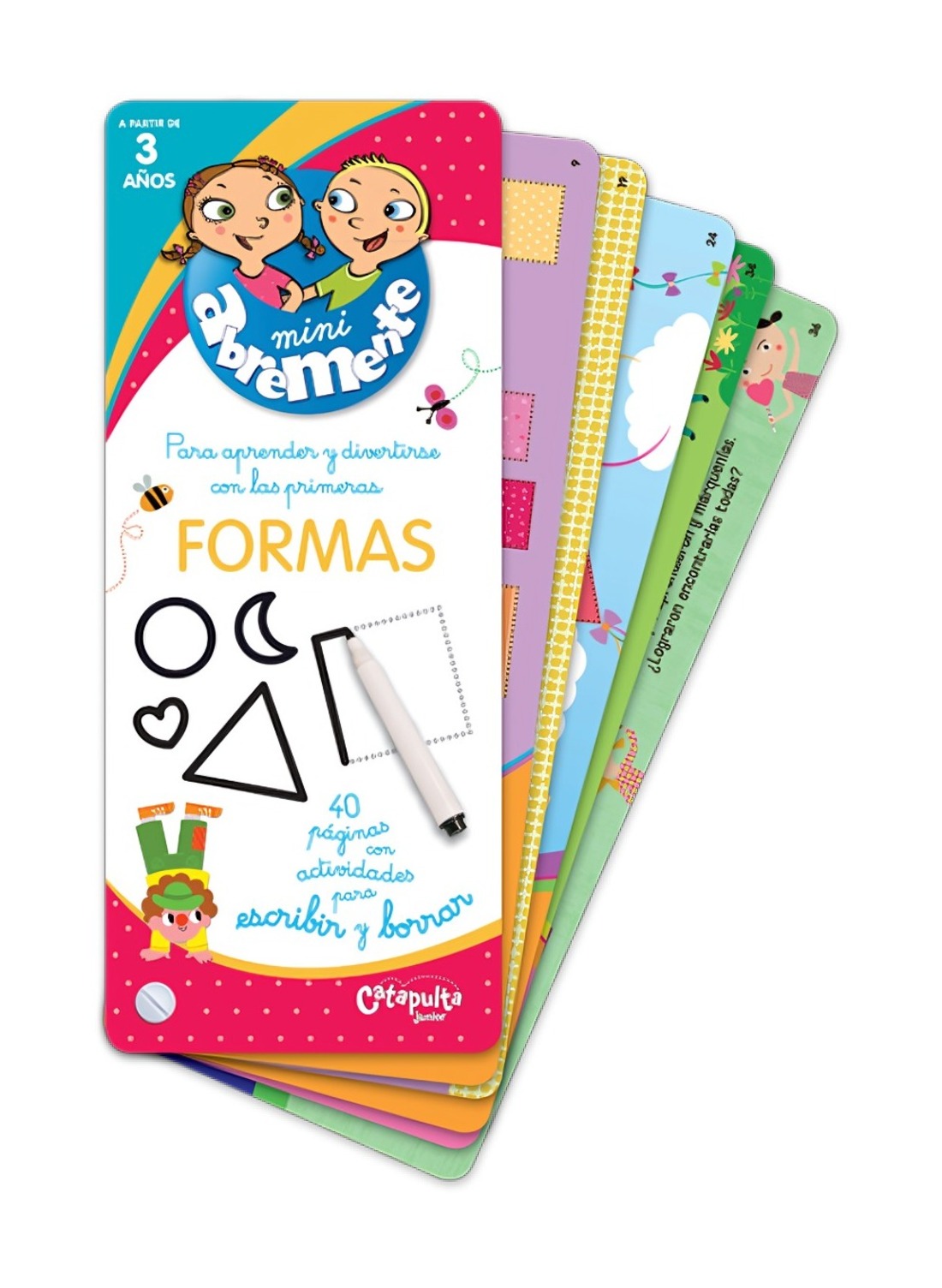 LIBRO INFANTIL ABREVEMENTE ESCRIBIR Y BORRAR-FORMAS RECLASIFICAR - 1