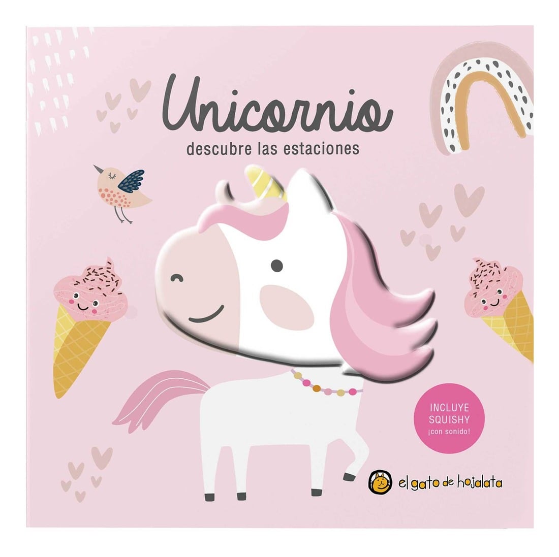 LIBRO INFANTIL UNICORNIO DESCUBRE LAS ESTACIONES -AMIGOS SQUISHY EDITORIAL GUADAL S.A. - 1