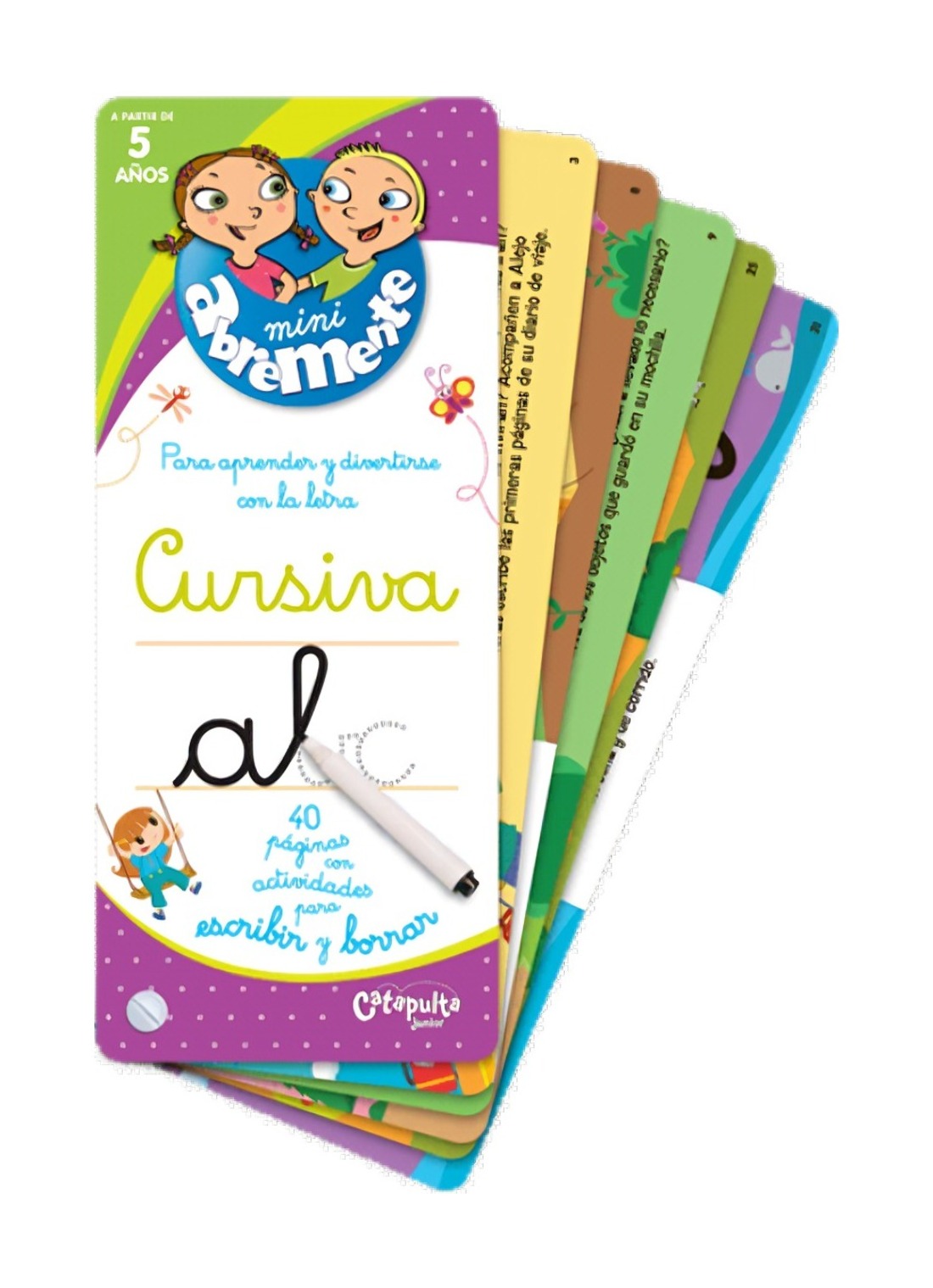 LIBRO INFANTIL ABREVEMENTE ESCRIBIR Y BORRAR- CURSIVA RECLASIFICAR - 1