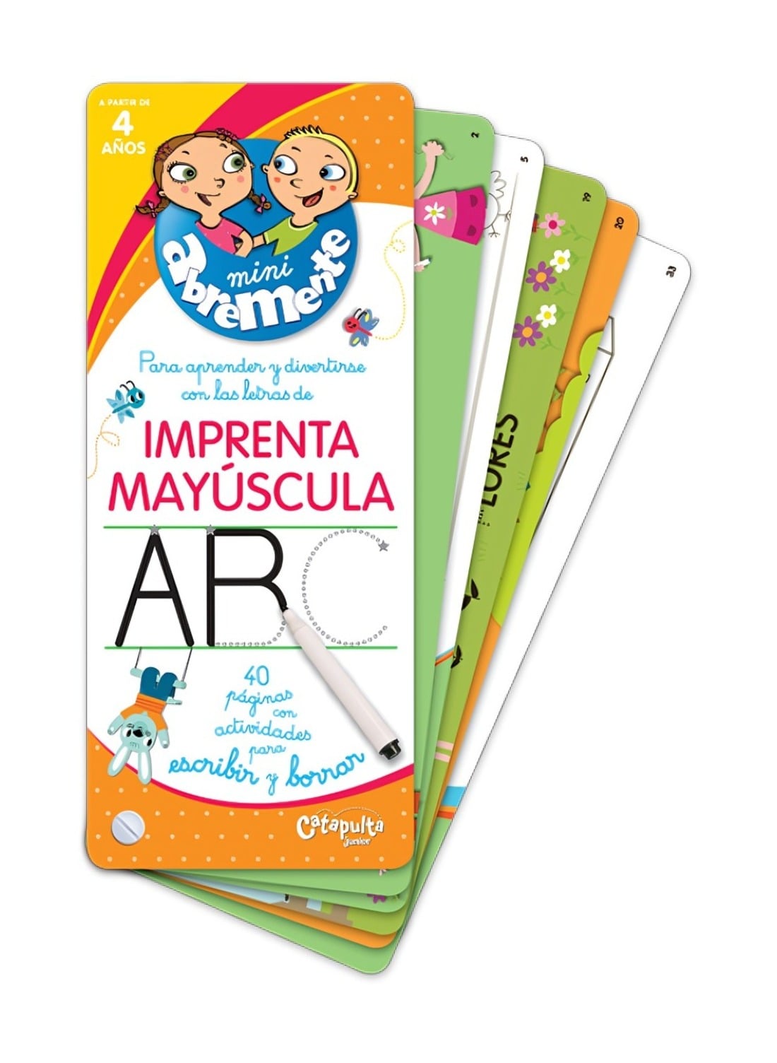 LIBRO INFANTIL ABREMENTE ESCRIBIR Y BORRAR - MAYÚSCULAS RECLASIFICAR - 1
