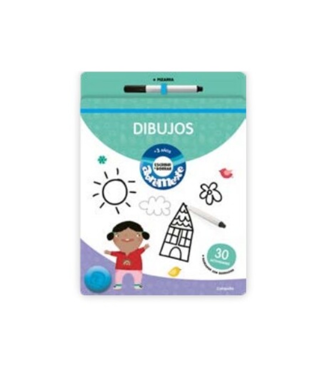 LIBRO INFANTIL ABREVEMENTE ESCRIBIR Y BORRAR- DIBUJOS RECLASIFICAR - 1