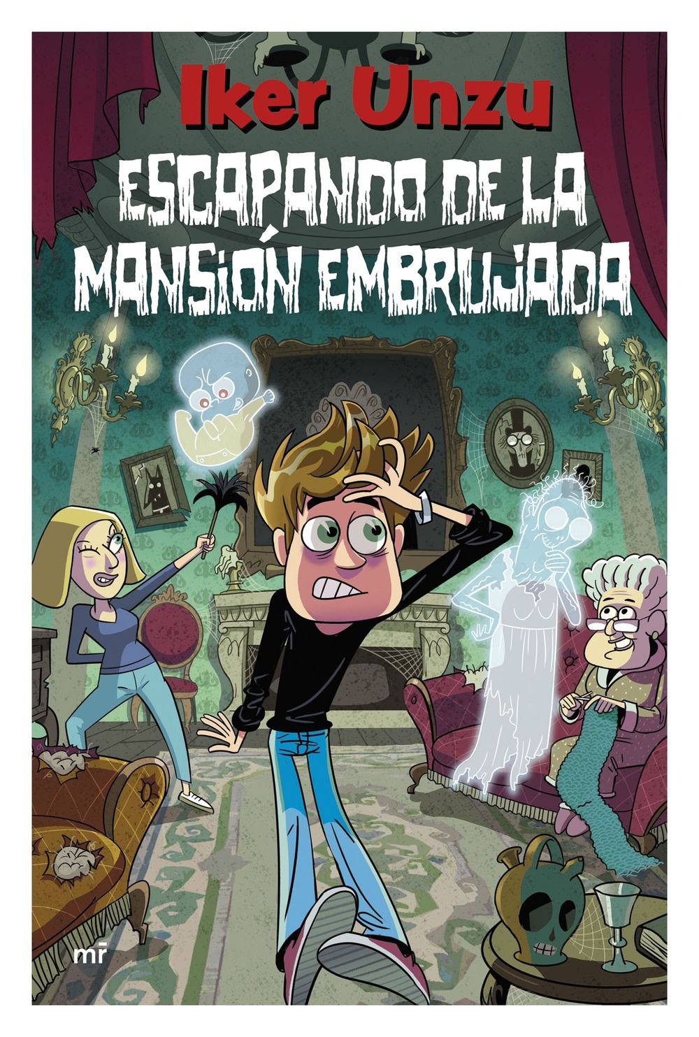 LIBRO INFANTIL ESCAPANDO DE LA MANSIÓN EMBRUJADA IKER UNZU - 1