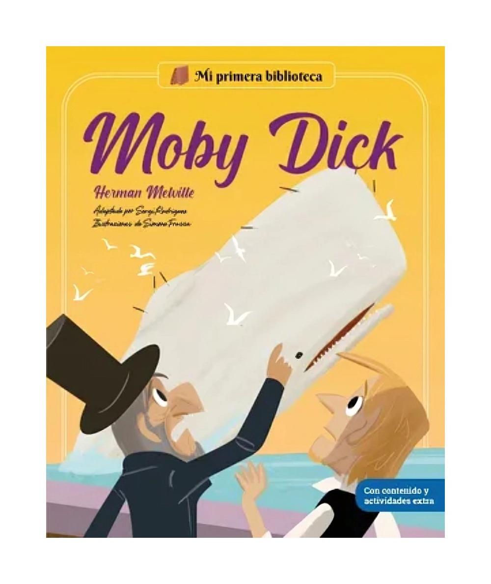 LIBRO INFANTIL MOBY DICK HERMAN MELVILLE - SERGI RODRÍGUEZ - SIMONE FRASCA - 1