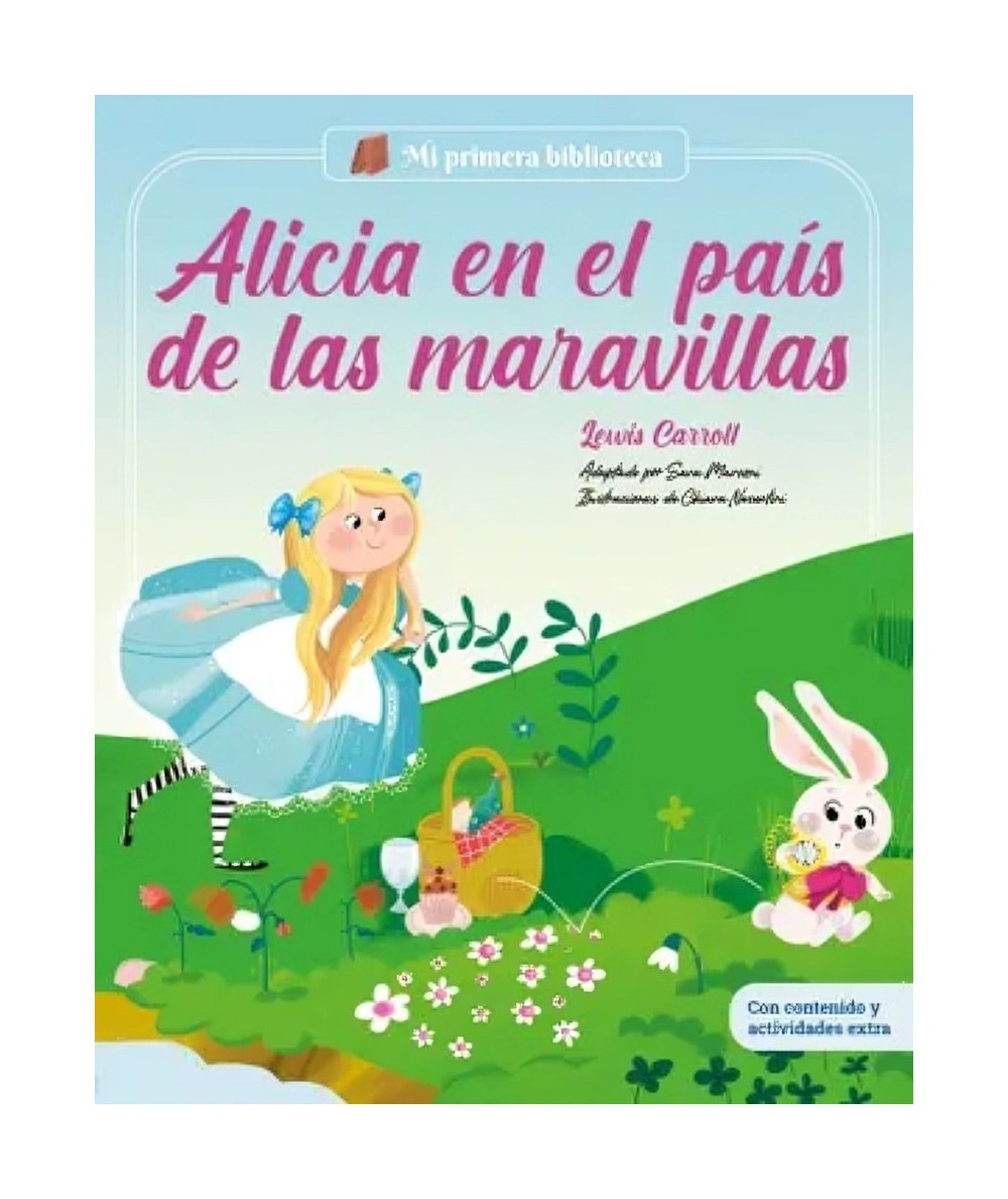 LIBRO INFANTIL ALICIA EN EL PAÍS DE LAS MARAVILLAS LEWIS CARROLL - CHIARA NOCENTINI - SARA MARCONI - 1