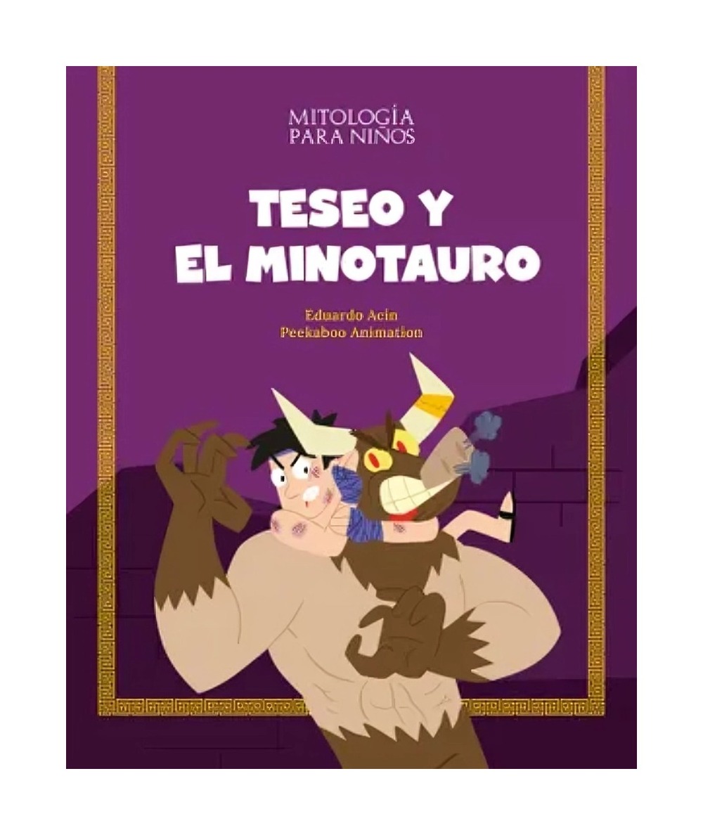 LIBRO INFANTIL TESEO Y EL MINOTAURO EDUARDO ACÍN DAL MASCHIO - PEEKABO ANIMATION - 1