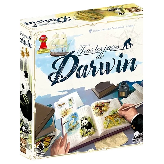 JUEGO TOP10BOOKS TRAS LOS PASOS DARWIN - 1