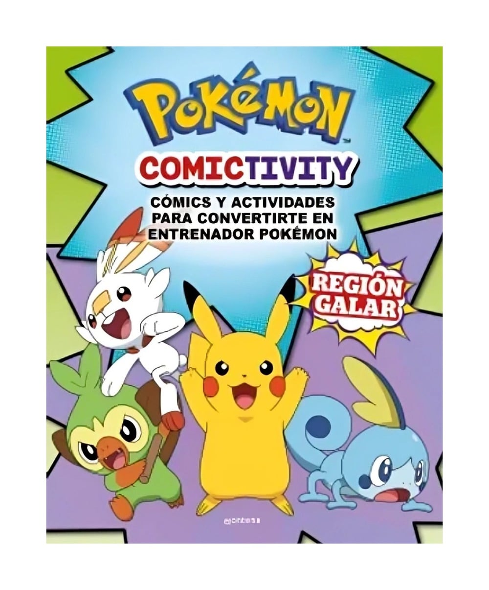LIBRO INFANTIL POKEMON COMICTIVITY - REGIÓN GALAR THE POKÉMON COMPANY - 1