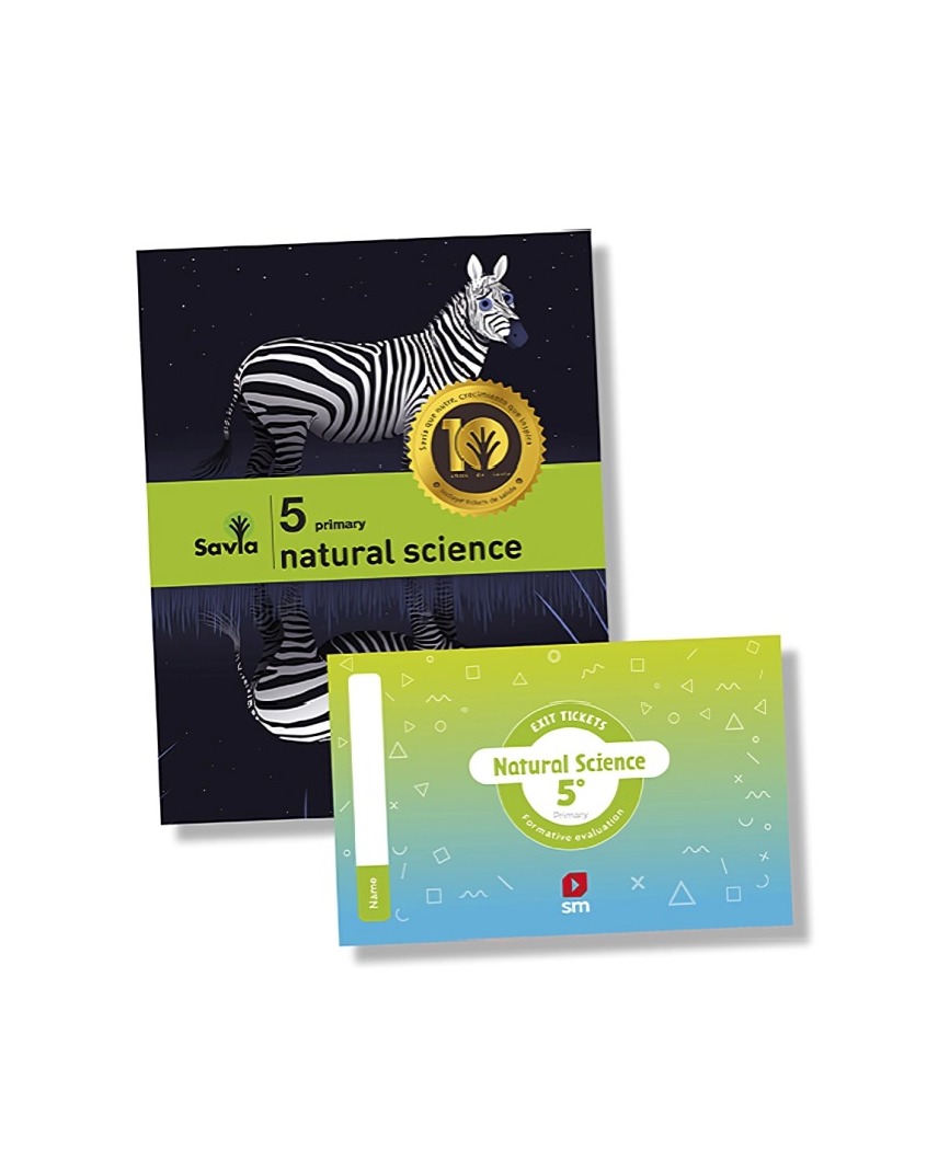LIBRO CIENCIAS DE LA EDUCACIÓN PACK NATURAL SCIENCE 5° SAVIA EDICIONES SM - 1