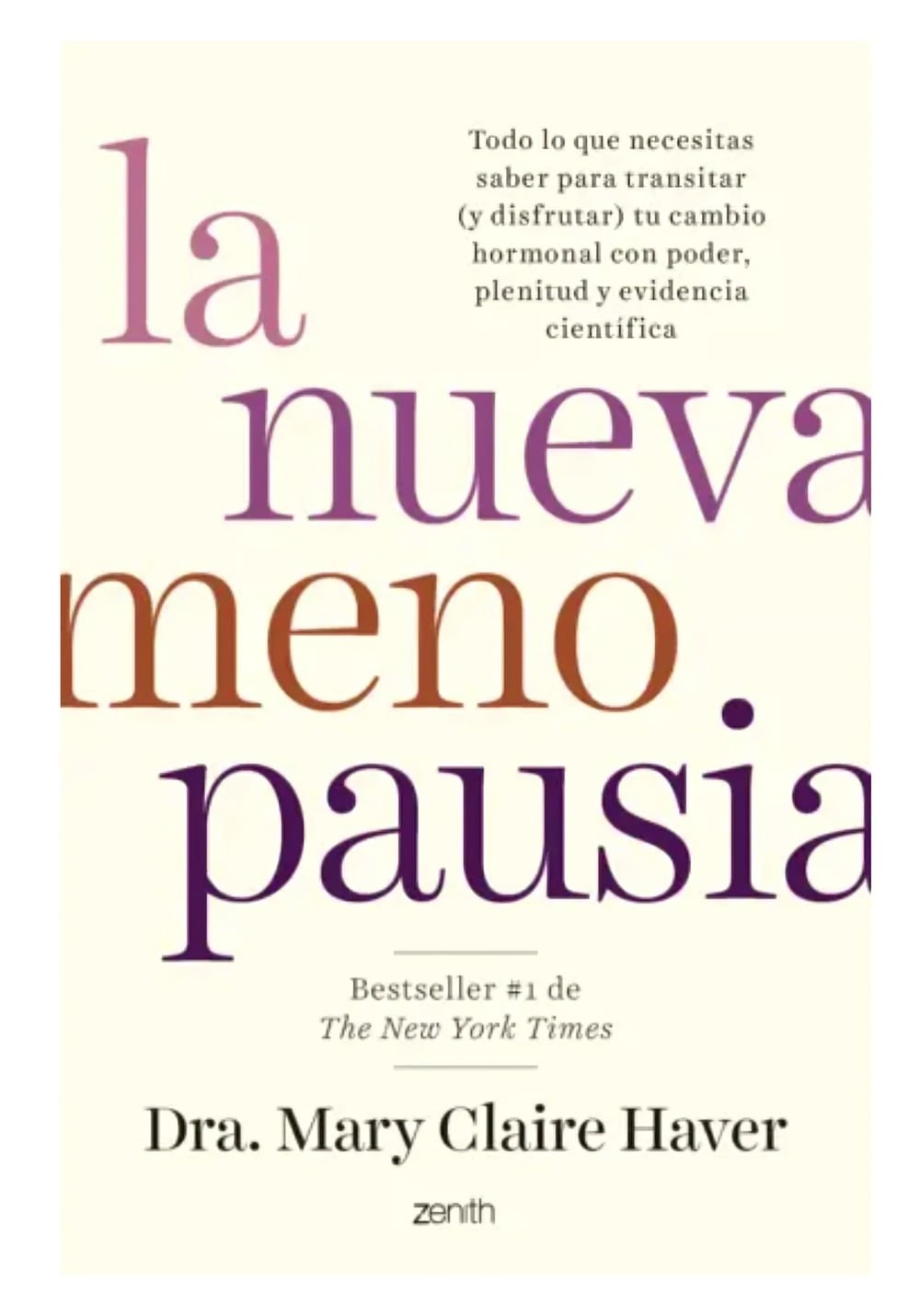 LIBRO DE HISTORIA LA NUEVA MENOPAUSIA DRA. MARY CLAIRE HAVER - 1