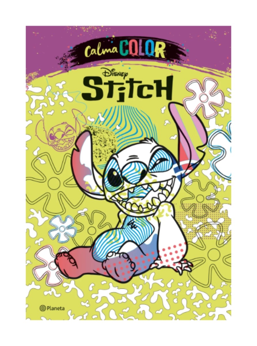 LIBRO INFANTIL CALMA COLOR. STITCH - DÉJATE LLEVAR POR LA MAGIA DISNEY - 1