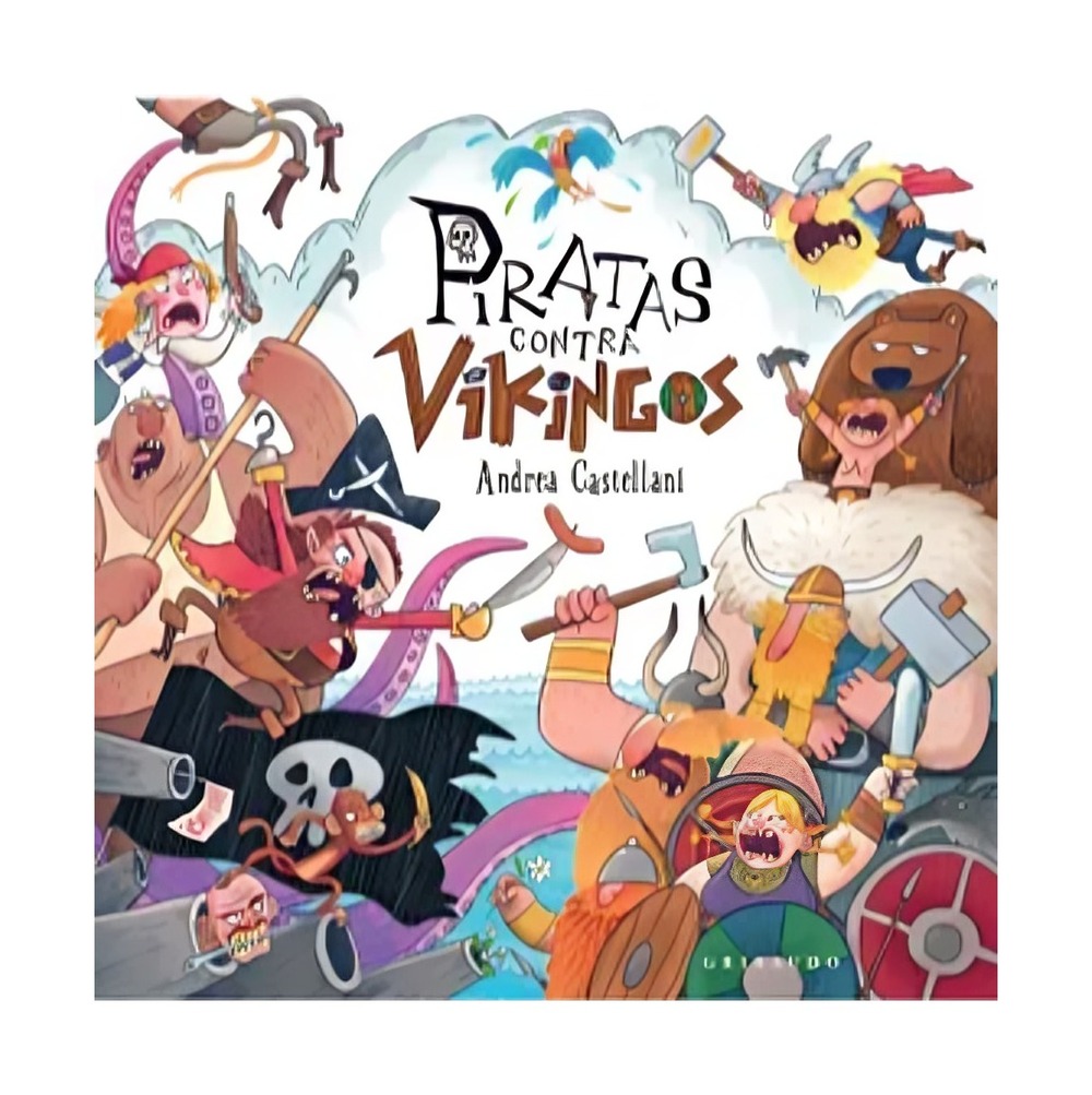 LIBRO PIRATAS CONTRA VIKINGOS / ANDREA CASTELLANI / GRIBAUDO - 1