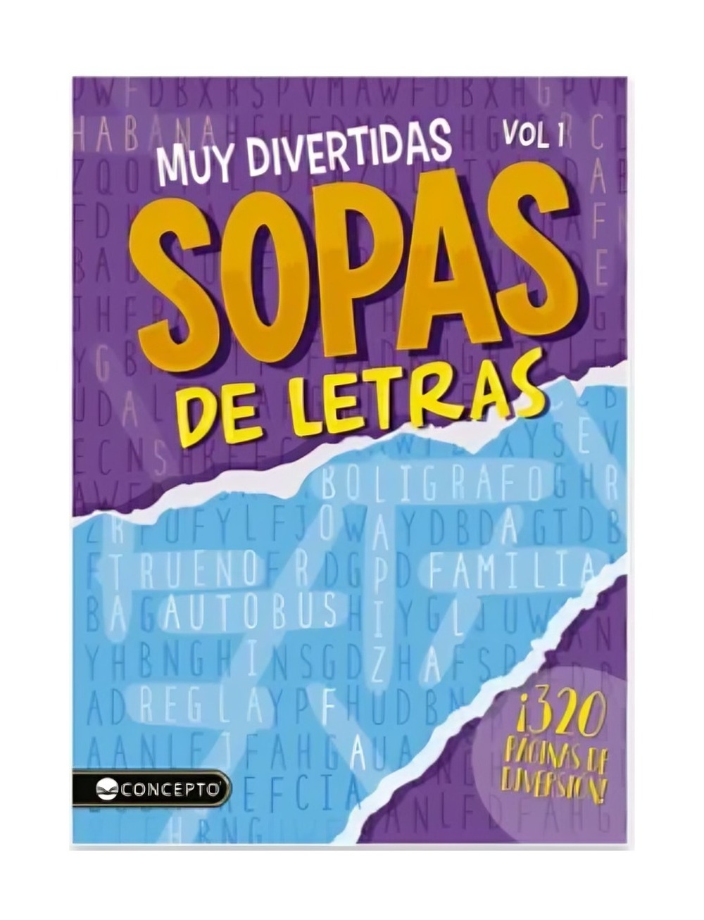 LIBRO MUY DIVERTIDAS SOPAS DE LETRAS VOL 1 / MUY DIVERTIDAS SOPAS DE LETRAS VOL - 1