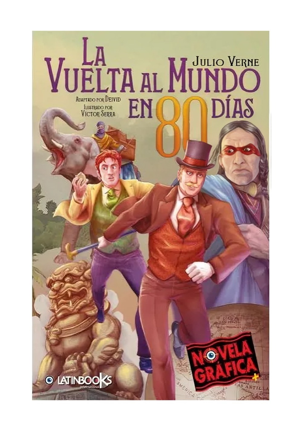 LIBRO NOVELA GRAFICA +: LA VUELTA AL MUNDO EN 80 DIAS / DEIVID - ADAPTADOR / LA - 1