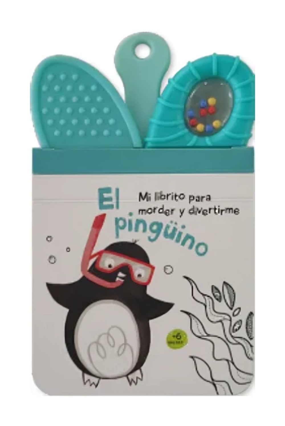 LIBRO MI LIBRITO PARA MORDER Y DIVERTIRME EL PINGUINO / YOYO / - 1