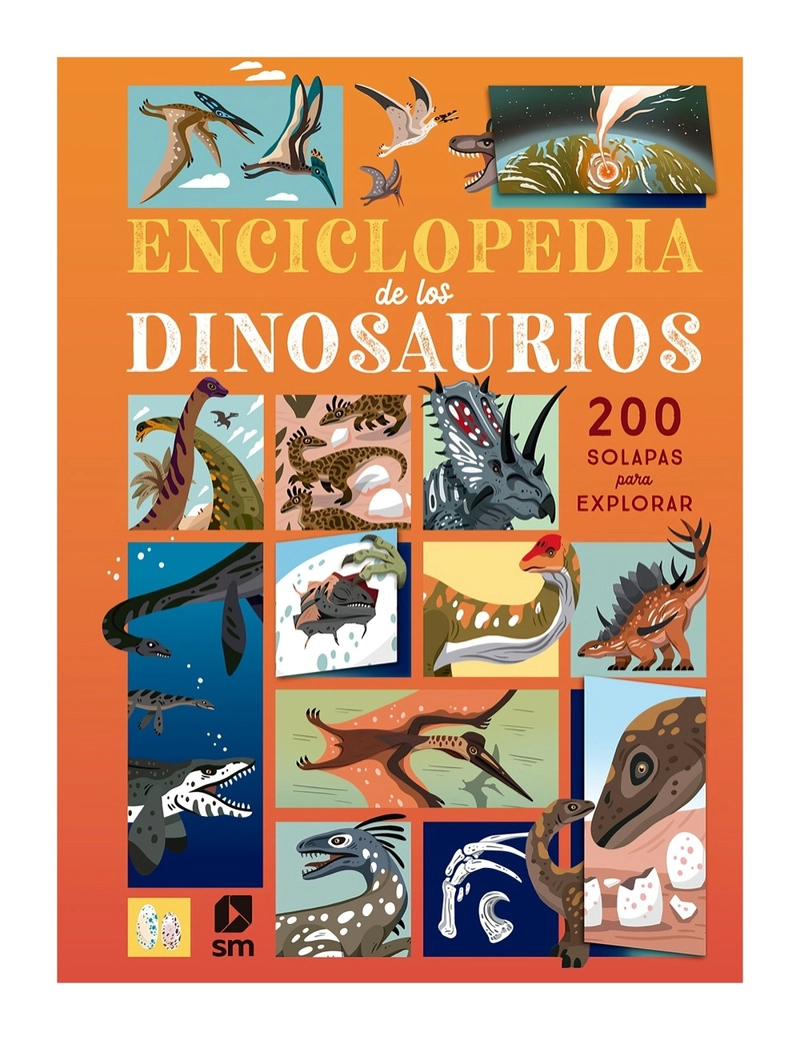 LIBRO ENCICLOPEDIA DE LOS DINOSAURIOS / ERYL NASH / SM - 1