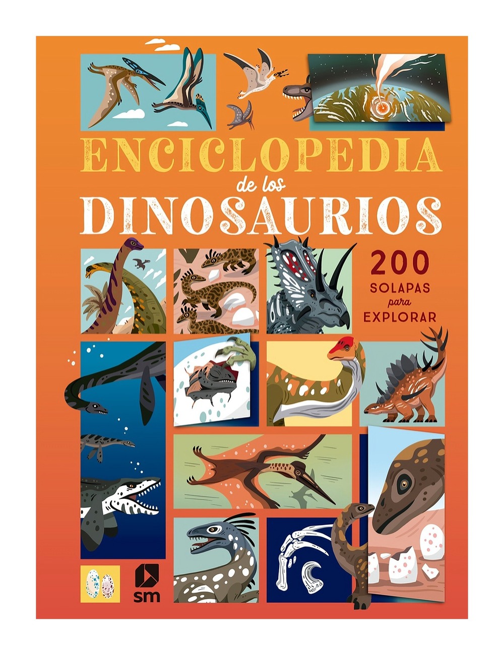 LIBRO ENCICLOPEDIA DE LOS DINOSAURIOS / ERYL NASH / SM - 1