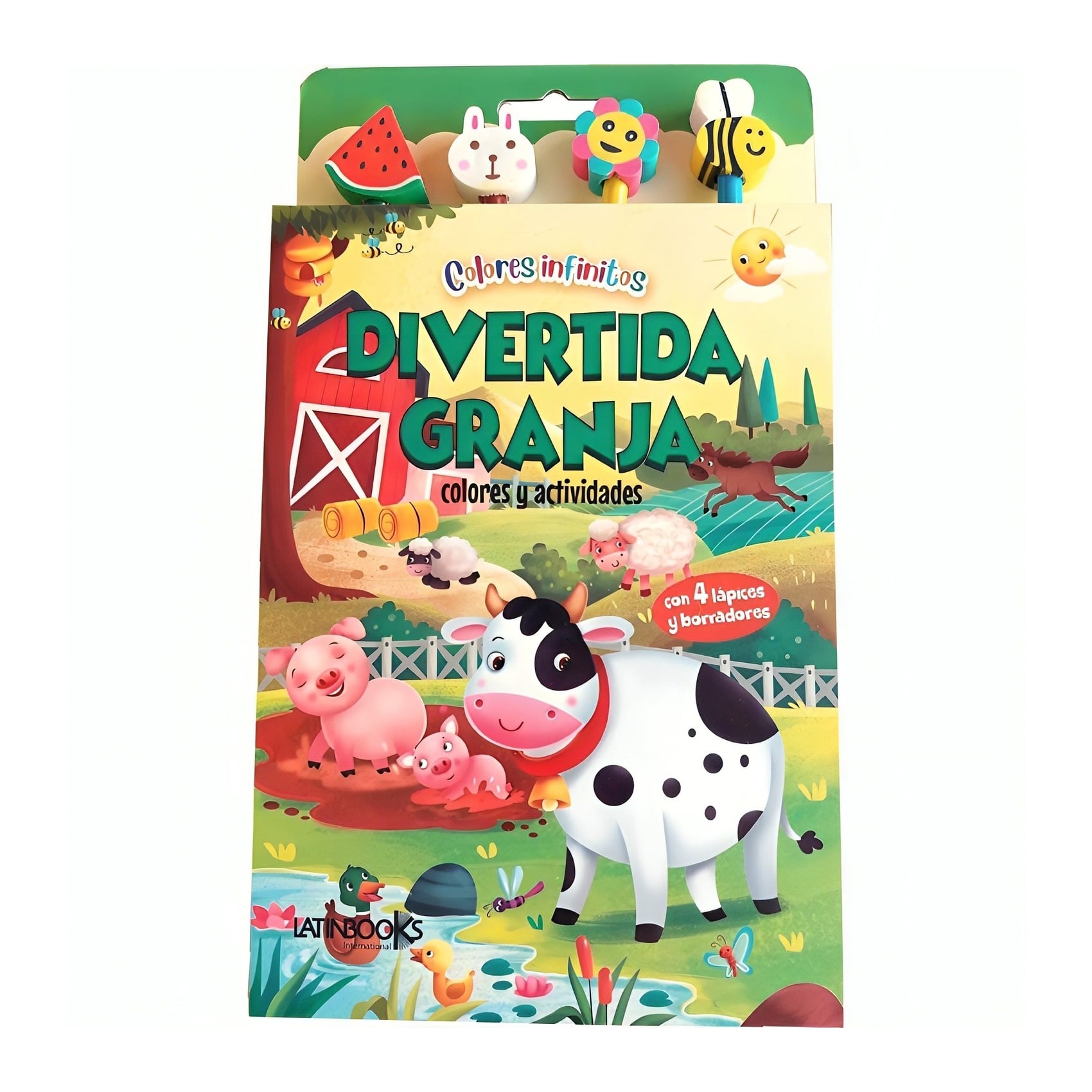 LIBRO COLORES INFINITOS - DIVERTIDA GRANJA / EQUIPO EDITORIAL / LATINBOOKS - 1